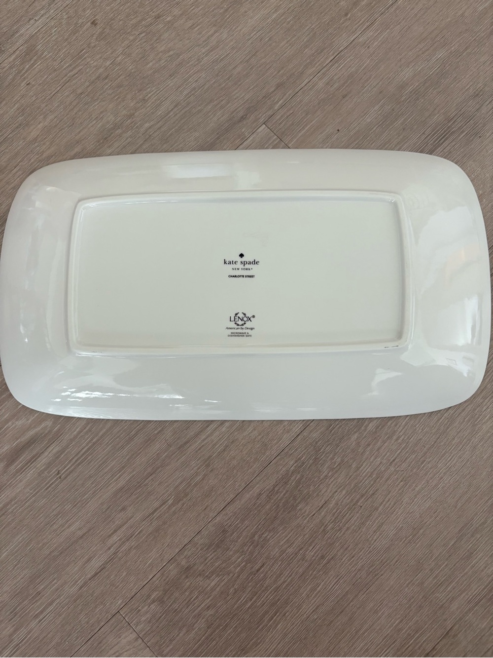 Kate Spade New York by Lenox Charlotte Street Rectangular Serving Platter - Picture 4 of 4